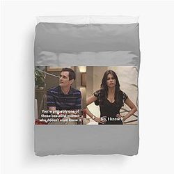 Phil Dunphy and Gloria Pritchett Modern Family Duvet Cover