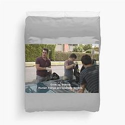 Human Beings Are Basically Terrible Phil Dunphy Modern Family Quote Duvet Cover