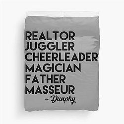 Modern Family Phil Dunphy Funny Shirt Phil Dunphy Father Realtor Magician Cheerleader Duvet Cover