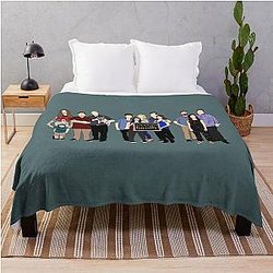 Modern throw blanket