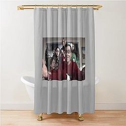 Modern Family Christmas Shower Curtain
