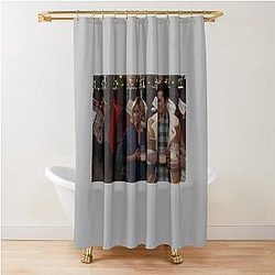 Claire and Phil Dunphy Christmas Modern Family Shower Curtain