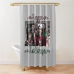 Dunphy Family Modern Family Holiday Greeting Card Shower Curtain