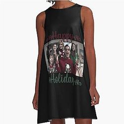 Dunphy family from Modern Family Happy Holidays A-Line Dress