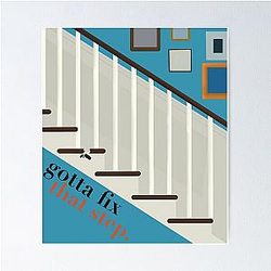 Modern Family Step Phil Dunphy Meme Fan Art Frame Poster