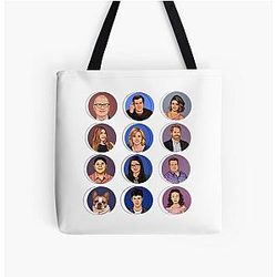 Modern All-Over Print Tote Bag
