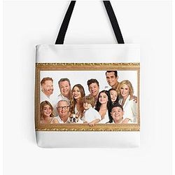 Modern Family Portrait Tote Bag