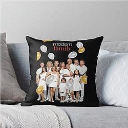 Modern Family Dunphy Pritchett Sitting Throw Pillow