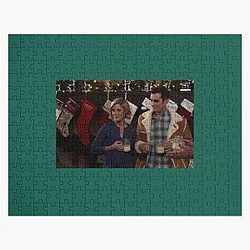 Claire and Phil Dunphy Christmas Modern Family Jigsaw Puzzle