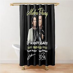 Vintage Modern Talking Gift Shower Curtain