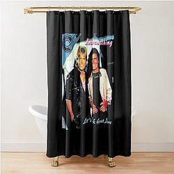 Vintage Gift Talking in Concert Shower Curtain