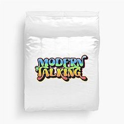Modern Talking Duvet Cover
