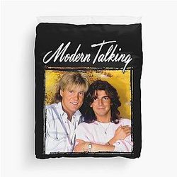 Retro Modern Talking Music Tribute Duvet Cover
