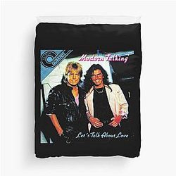 Vintage Gift Talking in Concert Duvet Cover