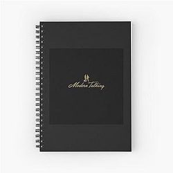 Modern Chiffon Top Spiral Notebook