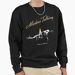 Modern Talking Black Essential Pullover Sweatshirts