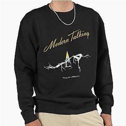 Modern Talking Black Essential Perfect Gift Pullover Hoodie