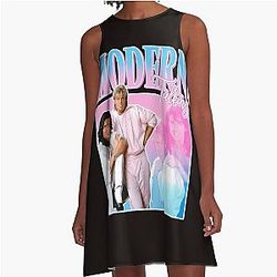 Modern Y2K A-Line Dress