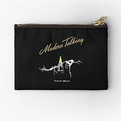Modern Talking Black Essential Zipper Pouch