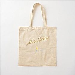 Modern Talking Black Essential Cotton Tote Bag