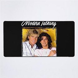 Retro Modern Talking Music Tribute Design Desk Mat