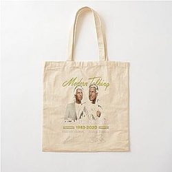 Vintage Modern Talking Anniversary Cotton Tote Bag
