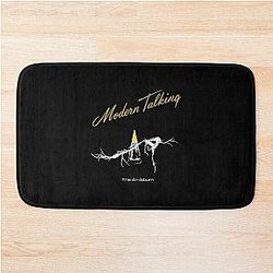 Modern Talking Black Essential Bath Mat