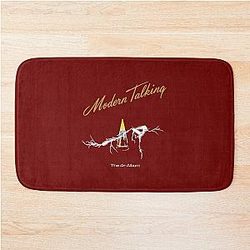 Modern Talking Black Bath Mat