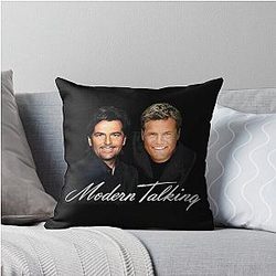 Modern Retro Style Design Throw Pillow