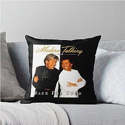 Retro Love Modern Talking Music Throw Pillow