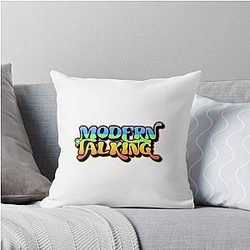 Modern Talking Throw Pillow