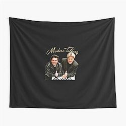 Retro Love Rock Modern Fan Art Design Tapestry