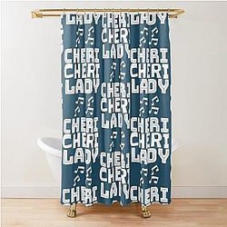 Modern Talking Cheri Lady Gift Shower Curtain