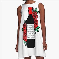 Schitt's Creek Fruit Wine Moira Rose A-Line Dress