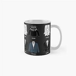 Schitt's Creek Iconic Costumes for David Rose, Johnny, Moira and Alexis Rose Classic Mug