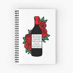 Schitt's Creek Fruit Wine Moira Rose Spiral Notebook