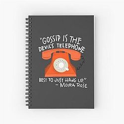Moira Rose Spiral Notebook