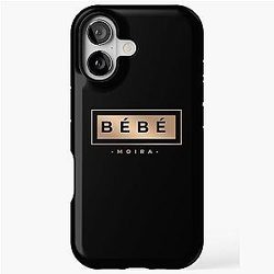 Schitt's Creek inspired Moira Rose Bébé iPhone case