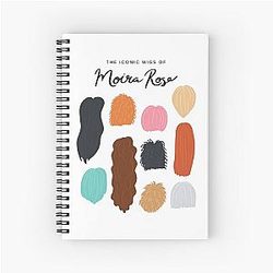 The Iconic Wigs of Moira Rose Notebook