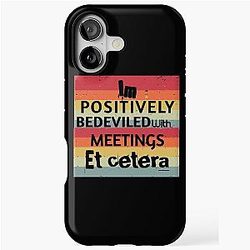 I'm positively bedeviled with meetings in the Rose Apothecary on Schitt's Creek iPhone Tough Case