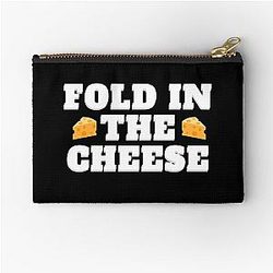Fold in the Cheese Moira Rose Schitt's Creek Quote Zipper Pouch