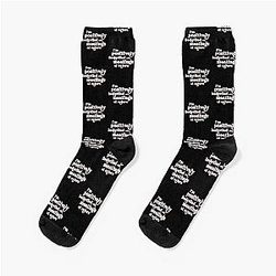 I'm positively bedeviled with meetings in the Rose Apothecary on Schitt's Creek Socks