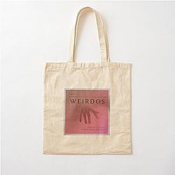 Hey weirdos Morbid podcast Cotton Tote Bag