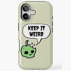 Morbid Podcast Keep it weird iPhone Case