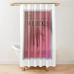 Hey  - Morbid podcast Shower Curtain