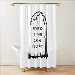 Morbid Podcast Merch Morbid Headstone Unisex Tshirt Hoodie Long Sleeve Crewneck Sweatshirt Shower Curtain