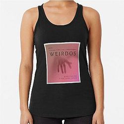 Hey weirdo - Morbid podcast Racerback Tank Top