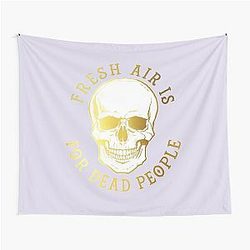 Fresh Air for Dead People Morbid Podcast Fan Art Tapestry