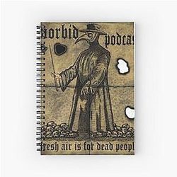 Morbid Podcast True Story Spiral Notebook