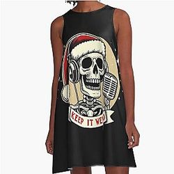 Morbid Podcast: Keep it Weird A-Line Dress